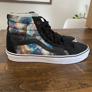 Vans Sk8 Hi Men's 9 (Women's 10.5) Galaxy Print Hi-Tops